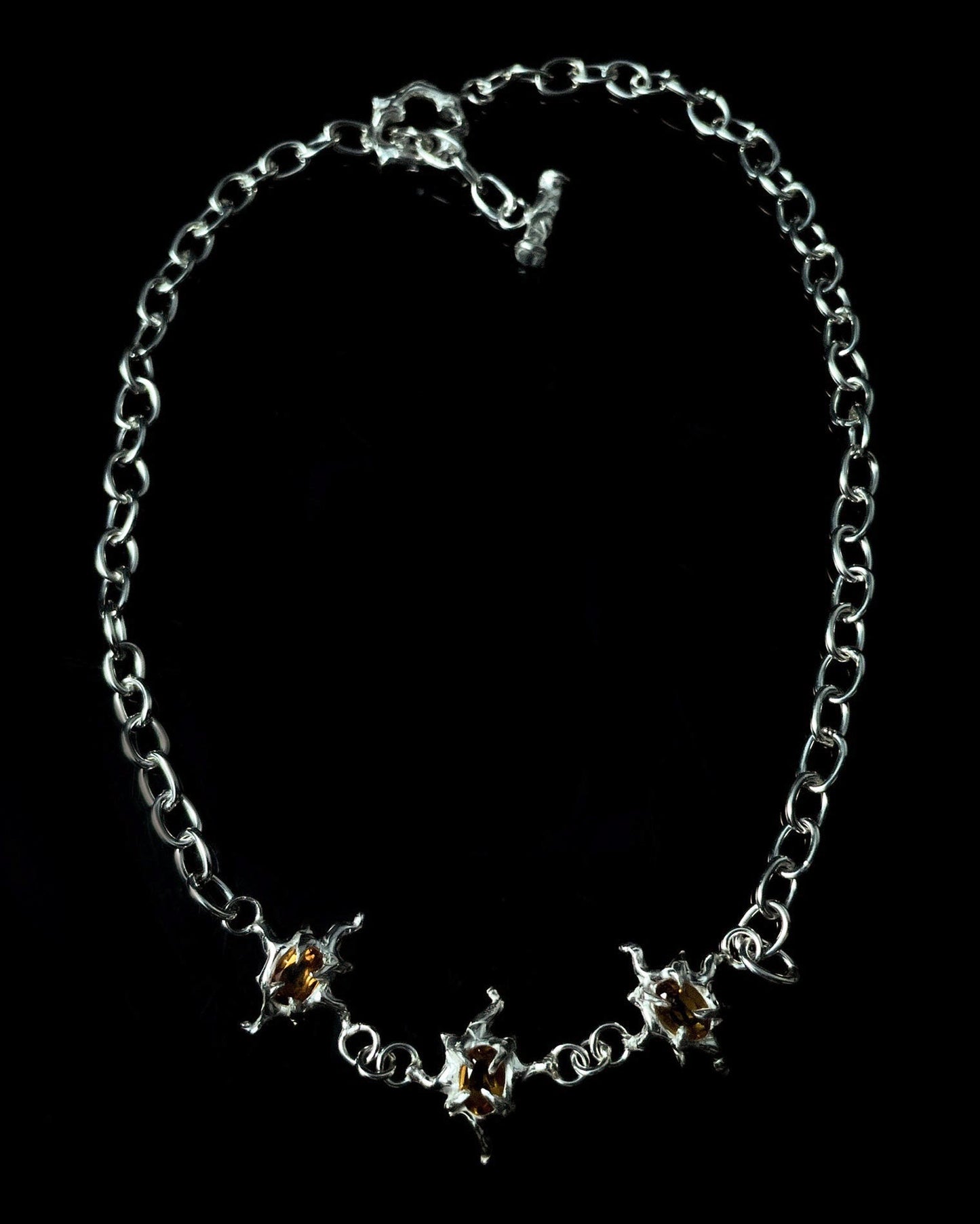 Choker OMEGA citrinos