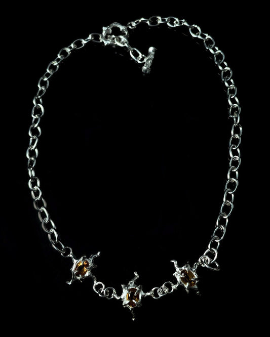 Choker OMEGA citrinos