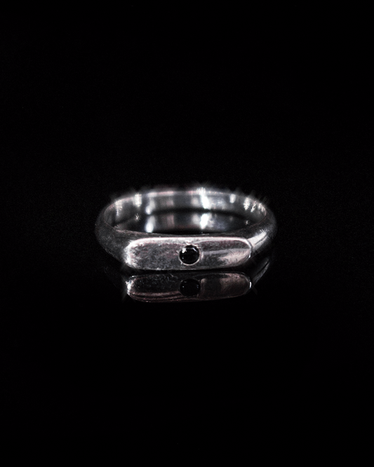 Anillo SELLO FINO negro