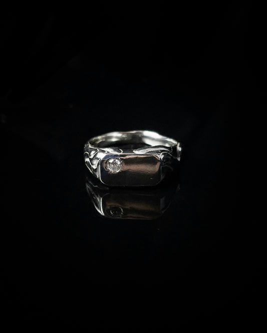 Anillo SELLO textura blanco