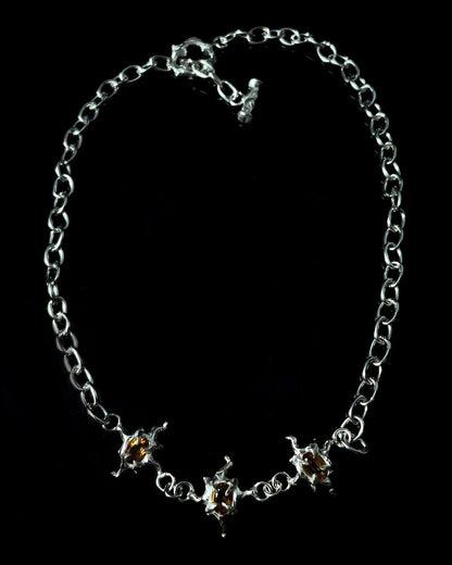 Choker OMEGA citrinos