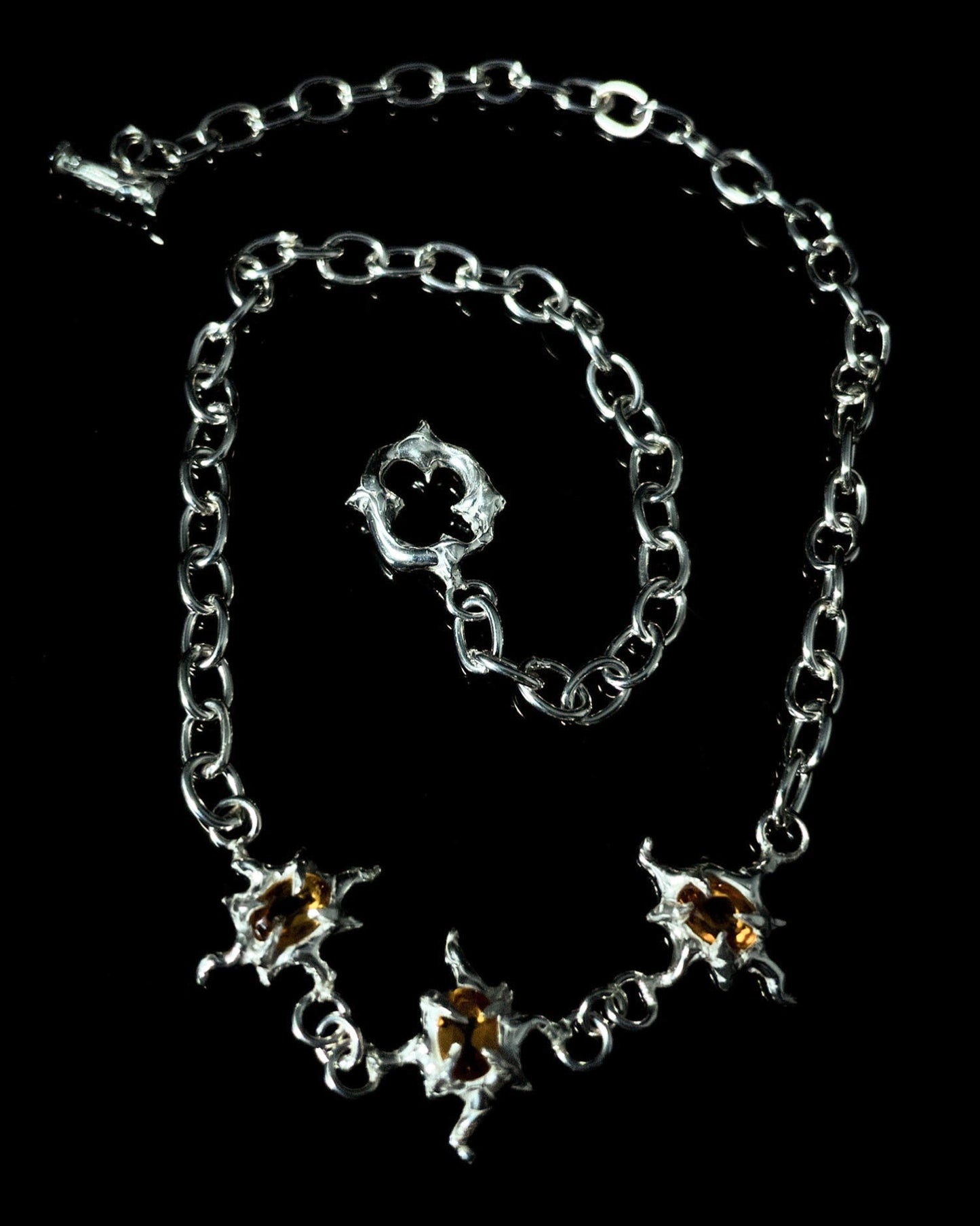 Choker OMEGA citrinos