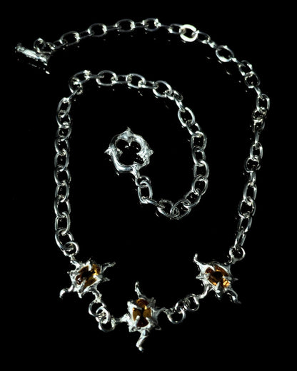 Choker OMEGA citrinos