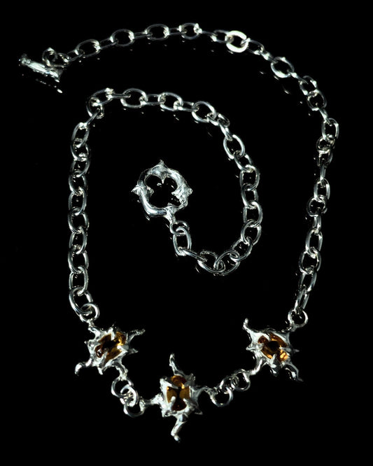 Choker OMEGA citrinos