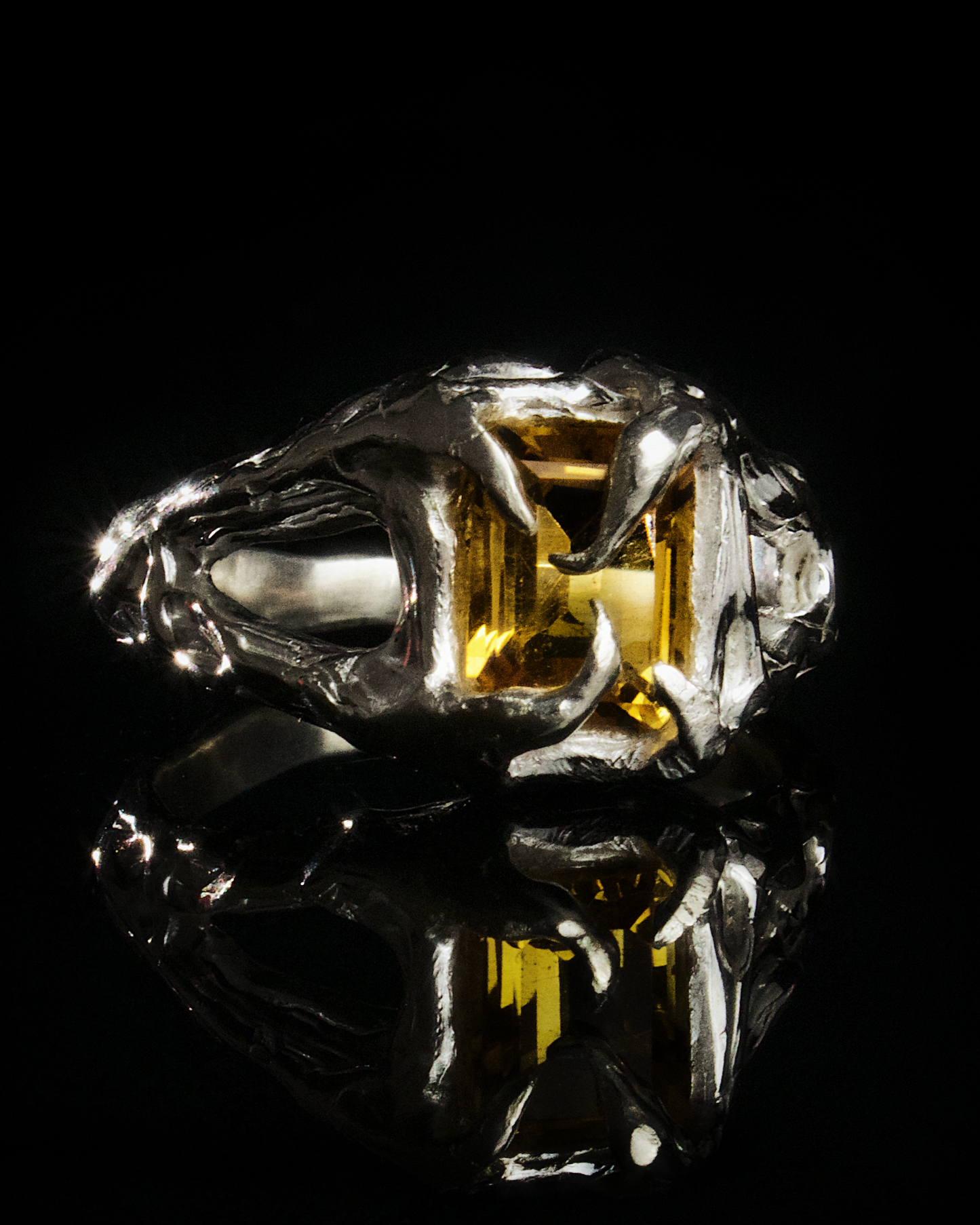 Anillo METANOIA citrino